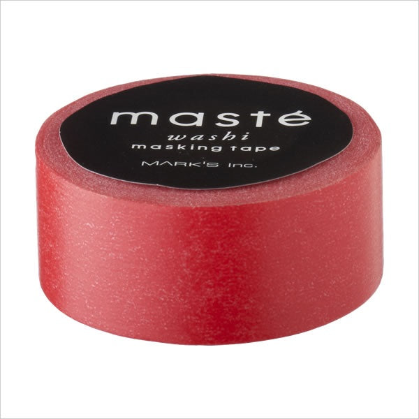 Solid Red Washi Tape Maste